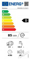 Electrolux EEG48300L MOSOGATÓGÉP BEÉPÍTHETŐ 14 TERÍTÉK Konyhai termékek - Mosogatógép - Normál (60cm) beépíthető mosogatógép - 365321