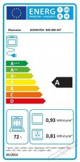 Electrolux EOD3H70X beépíthető sütő Konyhai termékek - Sütő-főzőlap, tűzhely (beépíthető) - Sütő (beépíthető) - 362672