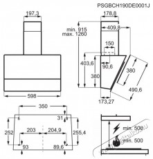 Electrolux 700 SENSE Hob2Hood LFV616K Konyhai termékek - Páraelszívó - Kürtős - 509707