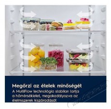 Electrolux ENT6MD18S3 feh&eacute;r, alulfagyaszt&oacute;s, be&eacute;p&iacute;thető, Hűtő:186L, Fagyaszt&oacute;:62L, hűtőszekr&eacute;ny Konyhai term&eacute;kek - Hűtő, fagyaszt&oacute; (szabadon&aacute;ll&oacute;) - Fel&uuml;lfagyaszt&oacute;s kombin&aacute;lt hűtő - 514063