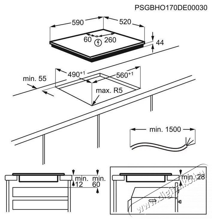 Electrolux LIR60430 Konyhai term&eacute;kek - S&uuml;tő-főzőlap, tűzhely (be&eacute;p&iacute;thető) - Indukci&oacute;s főzőlap (be&eacute;p&iacute;thető) - 515359
