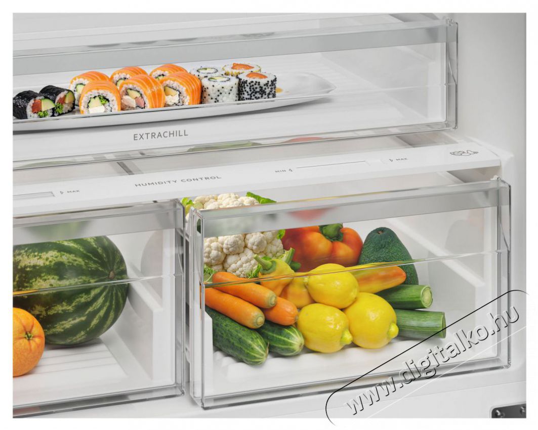 Electrolux LNT7MD58X Szabadon&aacute;ll&oacute; alulfagyaszt&oacute;s kombin&aacute;lt hűtő Konyhai term&eacute;kek - Hűtő, fagyaszt&oacute; (szabadon&aacute;ll&oacute;) - Alulfagyaszt&oacute;s kombin&aacute;lt hűtő - 527167