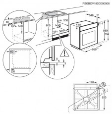 Electrolux 600 SurroundCook EOF6P76X2 Sütő (beépíthető) Konyhai termékek - Sütő-főzőlap, tűzhely (beépíthető) - Sütő (beépíthető) - 529433