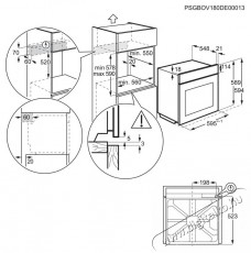 Electrolux 600 SurroundCook EOF6P76X2 Sütő (beépíthető) Konyhai termékek - Sütő-főzőlap, tűzhely (beépíthető) - Sütő (beépíthető) - 529433
