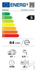 Electrolux 700 GlassCare EEG48500L Konyhai term&eacute;kek - Mosogat&oacute;g&eacute;p - Norm&aacute;l (60cm) be&eacute;p&iacute;thető mosogat&oacute;g&eacute;p - 529434