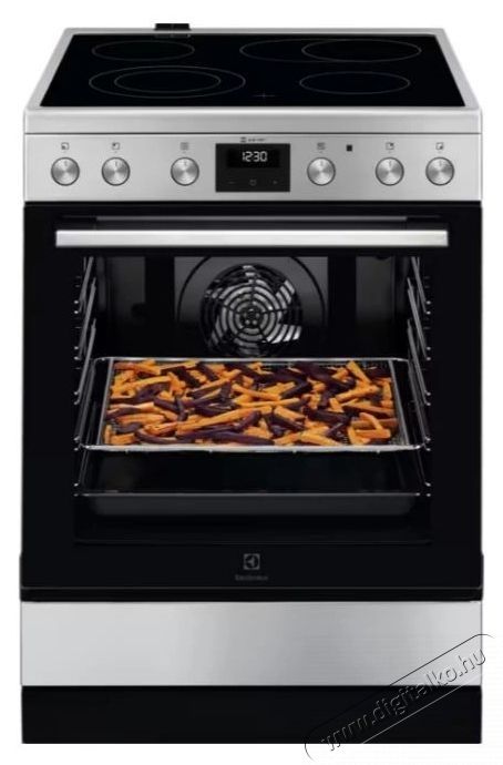 Electrolux LKR64022AX TŰZHELY KER&Aacute;MIALAPOS Konyhai term&eacute;kek - S&uuml;tő-főzőlap, tűzhely (szabadon&aacute;ll&oacute;) - Elektromos tűzhely (szabadon&aacute;ll&oacute;) - 502810