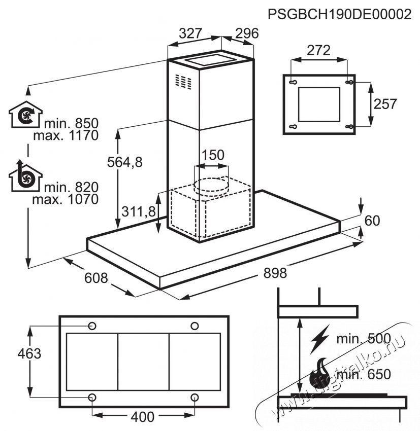 Electrolux EFI739X Be&eacute;p&iacute;thető p&aacute;raelsz&iacute;v&oacute; Konyhai term&eacute;kek - P&aacute;raelsz&iacute;v&oacute; - Be&eacute;p&iacute;thető / kih&uacute;zhat&oacute; - 533312