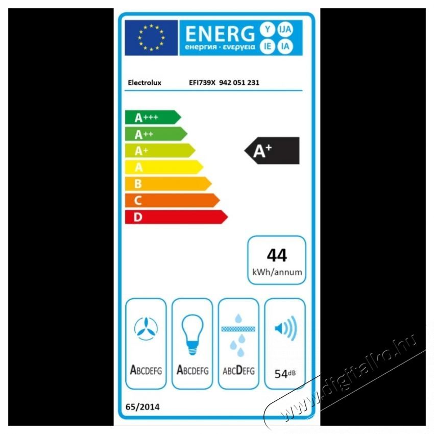 Electrolux EFI739X Be&eacute;p&iacute;thető p&aacute;raelsz&iacute;v&oacute; Konyhai term&eacute;kek - P&aacute;raelsz&iacute;v&oacute; - Be&eacute;p&iacute;thető / kih&uacute;zhat&oacute; - 533312