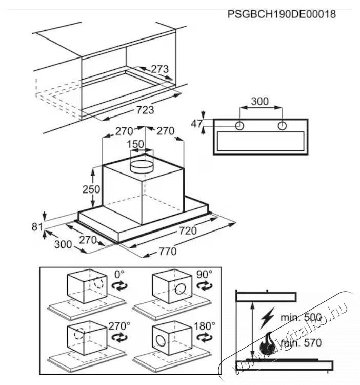 Electrolux LFG719R Be&eacute;p&iacute;thető p&aacute;raelsz&iacute;v&oacute; Konyhai term&eacute;kek - P&aacute;raelsz&iacute;v&oacute; - Be&eacute;p&iacute;thető / kih&uacute;zhat&oacute; - 533304