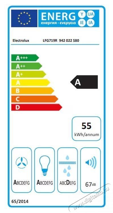 Electrolux LFG719R Be&eacute;p&iacute;thető p&aacute;raelsz&iacute;v&oacute; Konyhai term&eacute;kek - P&aacute;raelsz&iacute;v&oacute; - Be&eacute;p&iacute;thető / kih&uacute;zhat&oacute; - 533304