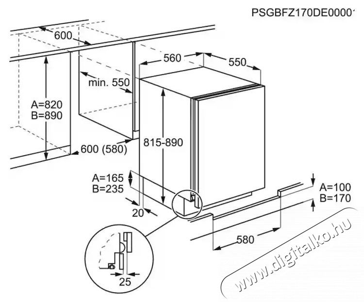 Electrolux LYB2AE82S Be&eacute;p&iacute;thető fagyaszt&oacute;, 95 l Konyhai term&eacute;kek - Hűtő, fagyaszt&oacute; (be&eacute;p&iacute;thető) - Fagyaszt&oacute;szekr&eacute;ny - 533318