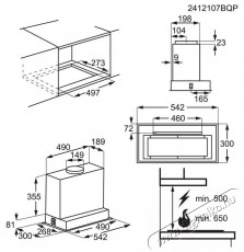 Electrolux LFG916K be&eacute;p&iacute;thető p&aacute;raelsz&iacute;v&oacute; Konyhai term&eacute;kek - P&aacute;raelsz&iacute;v&oacute; - Be&eacute;p&iacute;thető / kih&uacute;zhat&oacute; - 533306