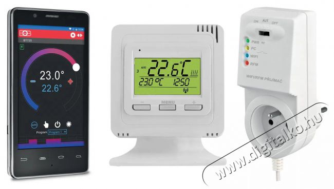 Elektrobock BT725 WIFI Háztartás / Otthon / Kültér - Okos otthon - Termosztát - 508072