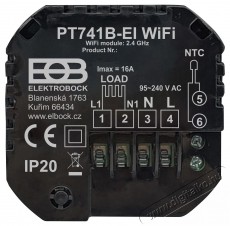 Elektrobock PT741B-EI, fekete Háztartás / Otthon / Kültér - Okos otthon - Termosztát - 508077
