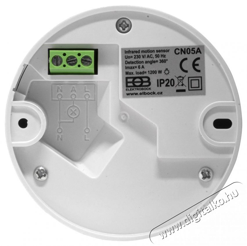 Elektrobock CN05A H&aacute;ztart&aacute;s / Otthon / K&uuml;lt&eacute;r - Biztons&aacute;gtechnika - Mozg&aacute;s&eacute;rz&eacute;kelő - 519359