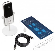 Elgato Wave:3 White Fotó-Videó kiegészítők - Mikrofon - Mikrofon rádióknak - 524709