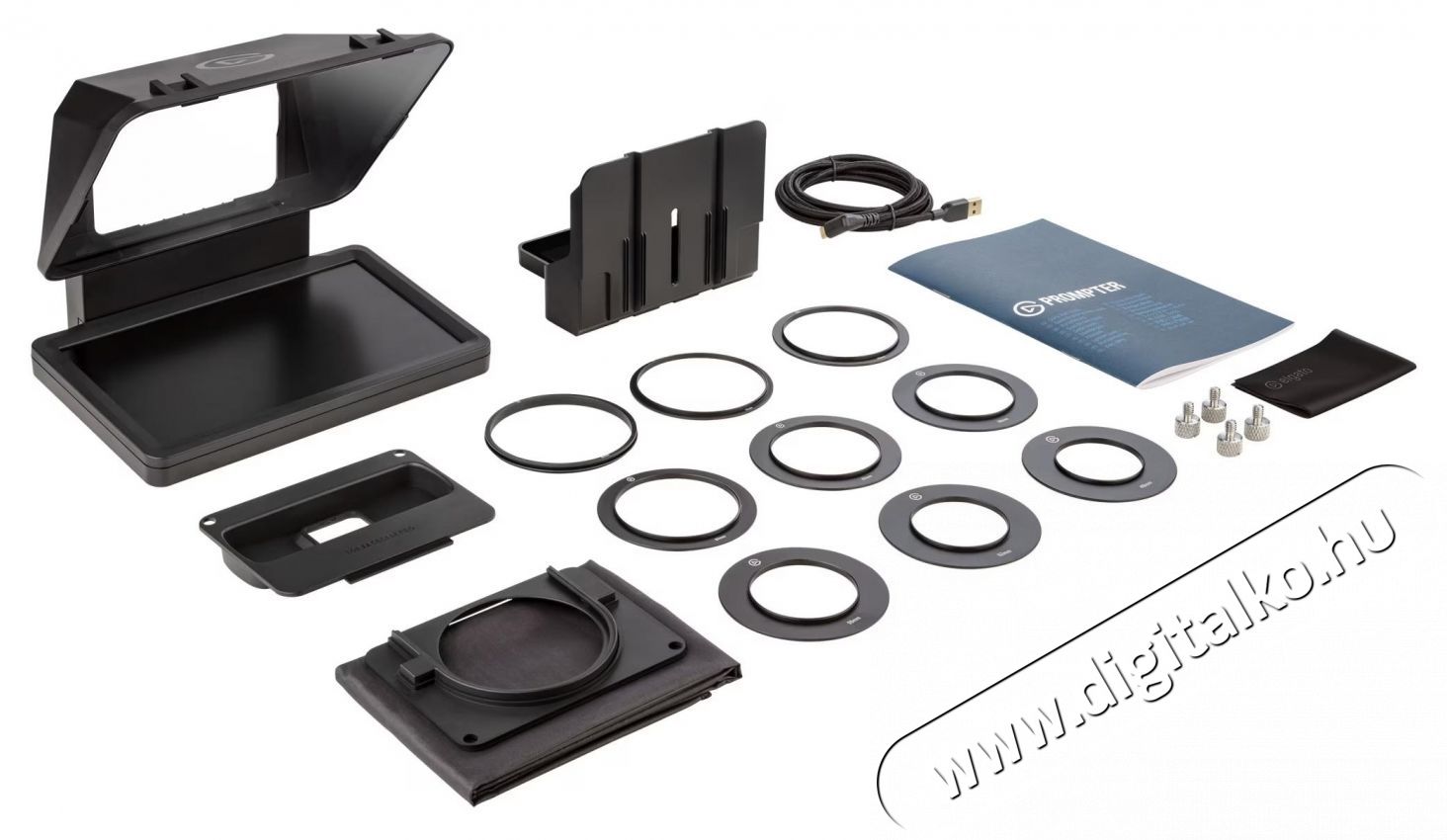 Elgato 10WAD9901 prompter, Teleprompter be&eacute;p&iacute;tett monitorral a vide&oacute; szkriptekhez, Stream Deck kompatibilis Iroda &eacute;s sz&aacute;m&iacute;t&aacute;stechnika - Egy&eacute;b sz&aacute;m&iacute;t&aacute;stechnikai term&eacute;k - 533346