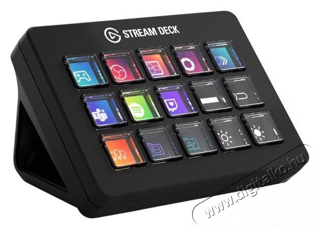 Elgato Stream Deck MK.2 oll&oacute;s billentyűk, USB-C, fekete Iroda &eacute;s sz&aacute;m&iacute;t&aacute;stechnika - Egy&eacute;b sz&aacute;m&iacute;t&aacute;stechnikai term&eacute;k - 533342