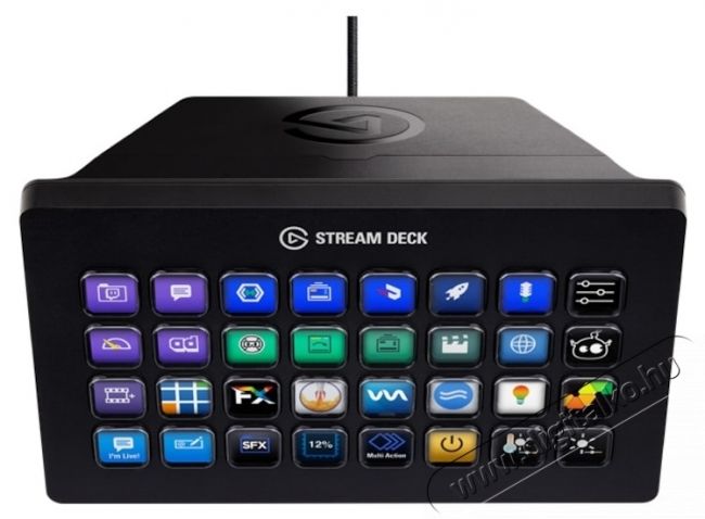 Elgato Stream Deck XL programozhat&oacute; streaming konzol Iroda &eacute;s sz&aacute;m&iacute;t&aacute;stechnika - Egy&eacute;b sz&aacute;m&iacute;t&aacute;stechnikai term&eacute;k - 533348