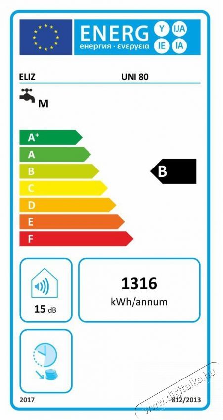 ELIZ UNI 80 H&aacute;ztart&aacute;s / Otthon / K&uuml;lt&eacute;r - V&iacute;zmeleg&iacute;tő / bojler / t&aacute;rol&oacute; - Bojler / melegv&iacute;z t&aacute;rol&oacute; - 515386