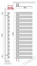 ELIZ EBR 800 NP-B  Elektromos f&uuml;rdőszobai radi&aacute;tor H&aacute;ztart&aacute;s / Otthon / K&uuml;lt&eacute;r - Fűt&eacute;s - Olajradi&aacute;tor - 529445