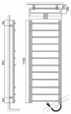 ELIZ EBS 12/55 AF-B Háztartás / Otthon / Kültér - Fűtés - Fali fűtőtest - 529447