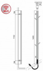 ELIZ EBS 160 KI-B WiFi Háztartás / Otthon / Kültér - Fűtés - Fali fűtőtest - 529451