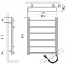 ELIZ EBS 6/55 AF-B Háztartás / Otthon / Kültér - Fűtés - Fali fűtőtest - 529453