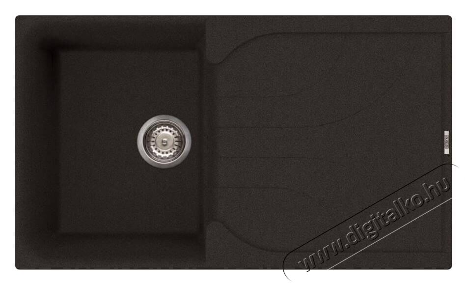 Elleci LGE40059 Ego 400 G59 Antracite Granitek mosogatótálca Konyhai termékek - Mosogató - Mosogatótálca - 358877