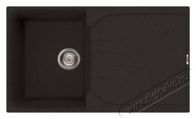 Elleci LGE40059 Ego 400 G59 Antracite Granitek mosogatótálca Konyhai termékek - Mosogató - Mosogatótálca - 358877