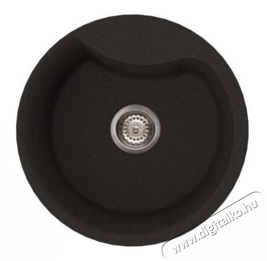 Elleci LGEROU59 Ego ROUND G59 Antracite granitek mosogatótálca Konyhai termékek - Mosogató - Mosogatótálca - 358957