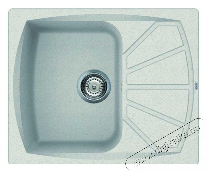 Elleci LGL12552 Living 125 G52 Bianco Pietra granitek mosogatótálca Konyhai termékek - Mosogató - Mosogatótálca - 359031
