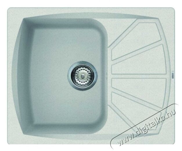 Elleci LGL12552 Living 125 G52 Bianco Pietra granitek mosogatótálca Konyhai termékek - Mosogató - Mosogatótálca - 359031