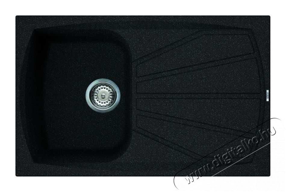 Elleci LGL30054 Living 300 G54 Nero Pietra granitek mosogatótálca Konyhai termékek - Mosogató - Mosogatótálca - 359038