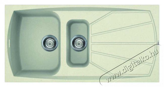 Elleci LGL47562 Living 475 G62 Bianco Antico granitek mosogatótálca Konyhai termékek - Mosogató - Mosogatótálca - 359067