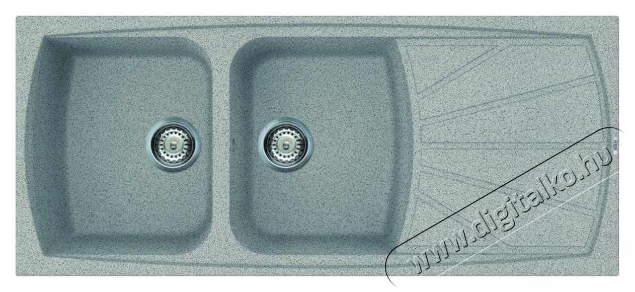 Elleci LGL50055 Living 500 G55 Grigio Pietra granitek mosogatótálca Konyhai termékek - Mosogató - Mosogatótálca - 359072