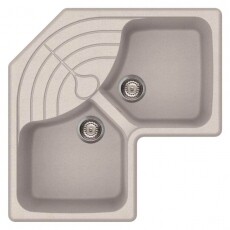 Elleci LGMCOR52 Master CORNER G52 Bianco Pietra granitek mosogatótálca Konyhai termékek - Mosogató - Mosogatótálca - 359139