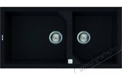 Elleci LGT49059 Tekno 490 G59 Antracite granitek mosogatótálca Konyhai termékek - Mosogató - Mosogatótálca - 359517
