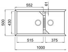 Elleci LGT49068 Tekno 490 G68 Bianco granitek mosogatótálca Konyhai termékek - Mosogató - Mosogatótálca - 359516