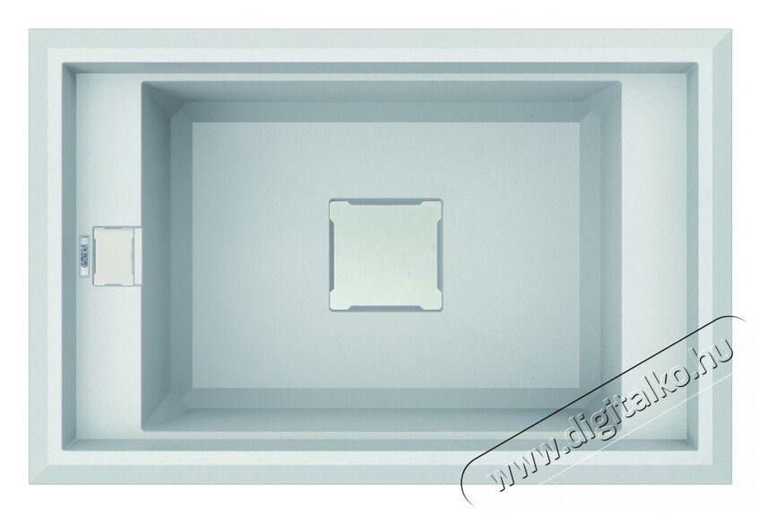 Elleci LGV13068 Value 130 G68 Bianco granitek mosogatótálca Újdonságok - Új termékek - 359611