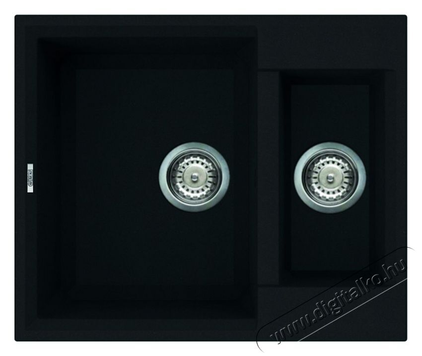Elleci LGY15040 Easy 150 G40 Nero granitek mosogatótálca Konyhai termékek - Mosogató - Mosogatótálca - 358751