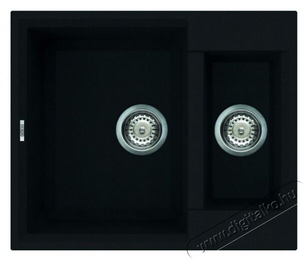 Elleci LGY15040 Easy 150 G40 Nero granitek mosogatótálca Konyhai termékek - Mosogató - Mosogatótálca - 358751