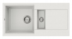Elleci LGY42552 Easy 425 G52 Bianco Pietra Granitek mosogatótálca Konyhai termékek - Mosogató - Mosogatótálca - 358807