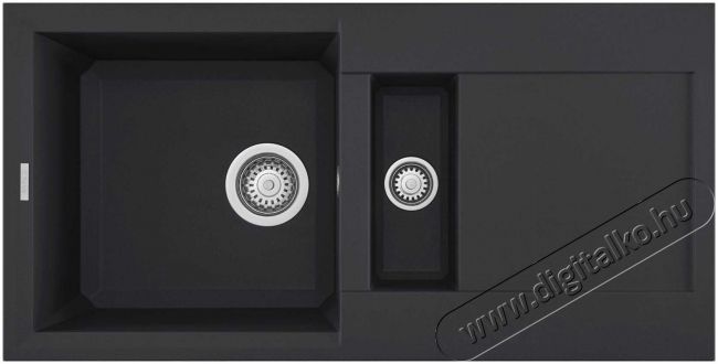 Elleci LGY42559 Easy 425 G59 Antracite granitek mosogatótálca Konyhai termékek - Mosogató - Mosogatótálca - 358812