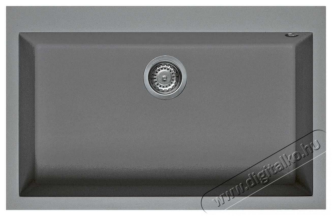 Elleci LMQ13073 Quadra 130 M73 Titanium metaltek mosogatótálca Konyhai termékek - Mosogató - Mosogatótálca - 359234