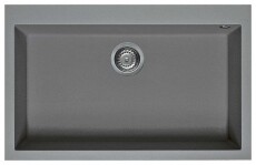 Elleci LMQ13073 Quadra 130 M73 Titanium metaltek mosogatótálca Konyhai termékek - Mosogató - Mosogatótálca - 359234