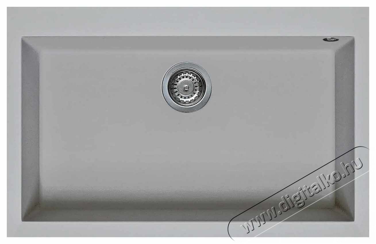 Elleci LMQ13079 Quadra 130 M79 Aluminium metaltek mosogatótálca Konyhai termékek - Mosogató - Mosogatótálca - 359232