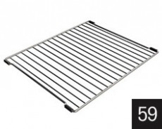 Elleci Inox edényszárító rács Easy mosogatókhoz (AGD01301) Konyhai termékek - Mosogató - Edény szárító / tartó - 355515