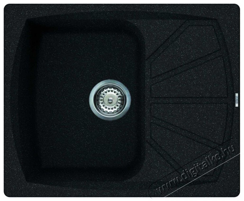 Elleci LGL12554 Living 125 G54 Nero Pietra granitek mosogatótálca Konyhai termékek - Mosogató - Mosogatótálca - 359030