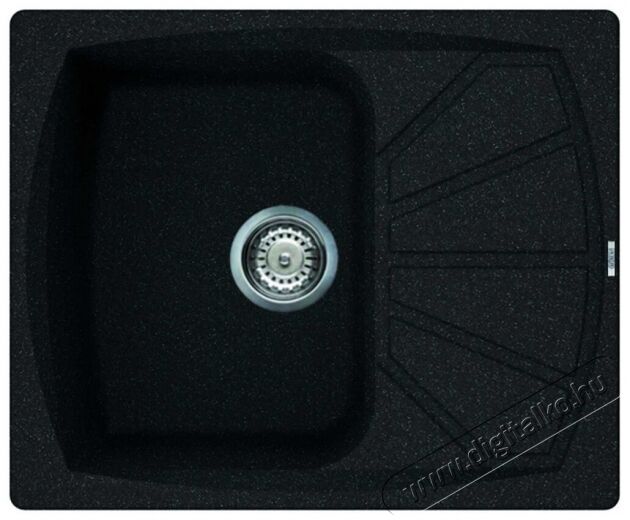 Elleci LGL12554 Living 125 G54 Nero Pietra granitek mosogatótálca Konyhai termékek - Mosogató - Mosogatótálca - 359030